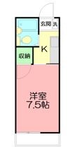 コーポアルファーの間取り画像