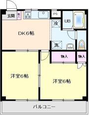 グリーンハイツ河原の間取り画像