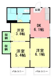 コーポ小沢の間取り画像