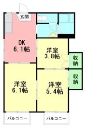 コーポ小沢の間取り画像