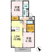 クレール秋桜の間取り画像