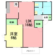 ソフィール璋Bの間取り画像
