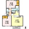 フレアウエストの間取り画像