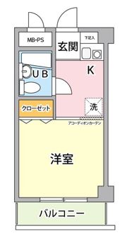 アベニール伊勢原の間取り画像