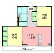 ガーネット海老名の間取り画像
