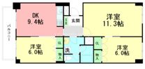 東急ドエルフェニックスの間取り画像