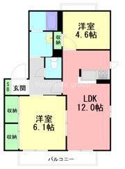 バリュージュ・ウエストの間取り画像