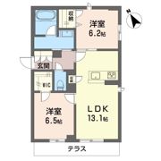 エスバイヤマセの間取り画像