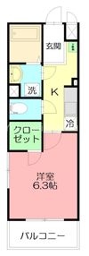 カレッジヒルズAの間取り画像