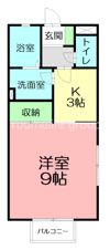 ヴィラージュ本厚木の間取り画像