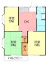 コーポかつの間取り画像