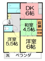 コーポ札場の間取り画像