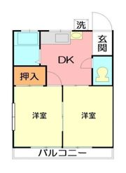 清水ハイツの間取り画像