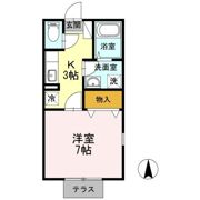 プリシェール松風の間取り画像
