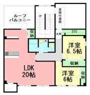 コンブロンビルの間取り画像