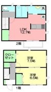 サン・ブランシュ片瀬山Aの間取り画像