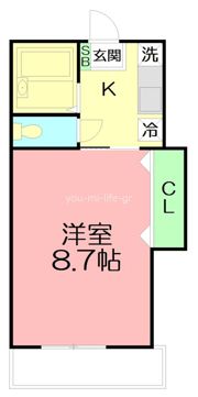 ささほハイツの間取り画像