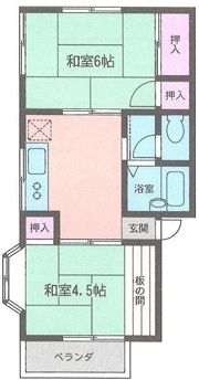コマハイムの間取り画像