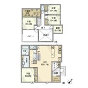 幸町戸建の間取り画像