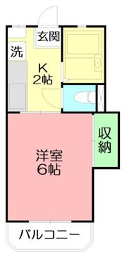 コーポ・クレインの間取り画像