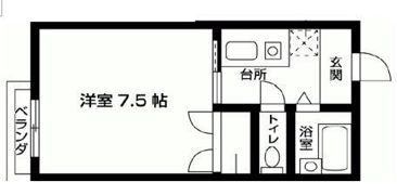 クロノス南矢名1番館の間取り画像