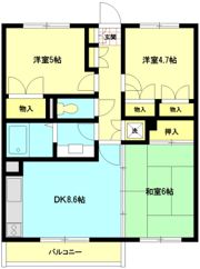 ドエル砂押橋の間取り画像