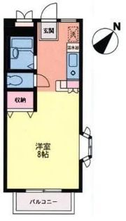シティフラットの間取り画像