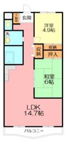 ベルパレス湘南の間取り画像