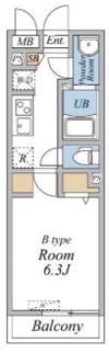 フレイデIIの間取り画像