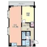 橘川ハイツの間取り画像