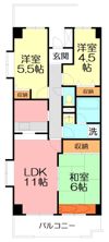 ハイブリッジIIの間取り画像