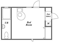 EAST RISE 由比ガ浜Aの間取り画像