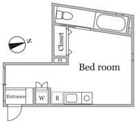 EAST RISE 由比ガ浜Bの間取り画像