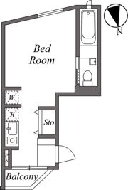 EAST RISE 由比ガ浜Bの間取り画像