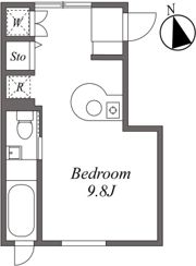 EAST RISE 由比ガ浜Bの間取り画像