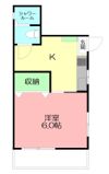 西海岸コーポの間取り画像