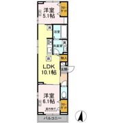 サザンショア東海岸の間取り画像