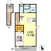 D-room赤松町の間取り画像
