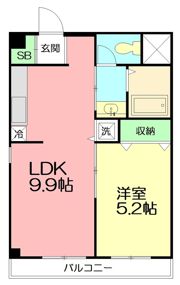 TKビルの間取り画像