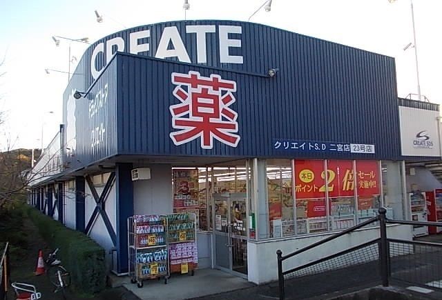 近くのクリエイトまで850m(徒歩11分)