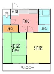木村壮1号棟の間取り画像