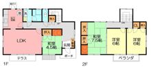 月京貸家の間取り画像