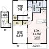 エルメゾン南栗原の間取り画像