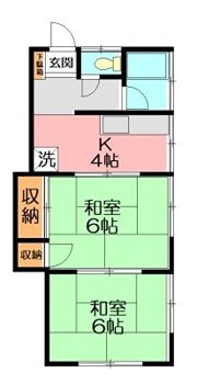 二見アパートの間取り画像