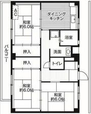 ビレッジハウス二宮2号棟の間取り画像
