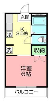 ピュアタウン北矢名の間取り画像