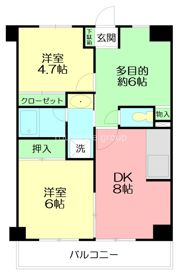 ヴァンハウス本厚木の間取り画像