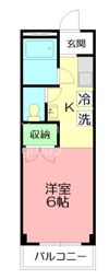 グリーンヒルズの間取り画像