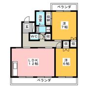 アルカディアの間取り画像
