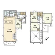 亀井野戸建の間取り画像